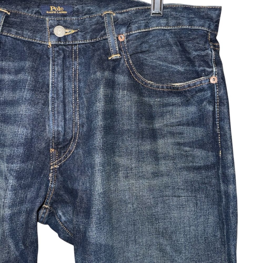 Polo Ralph Lauren Hampton Relaxed Straight Leg Jeans men’s sz 36 x 30 - Picture 3 of 14